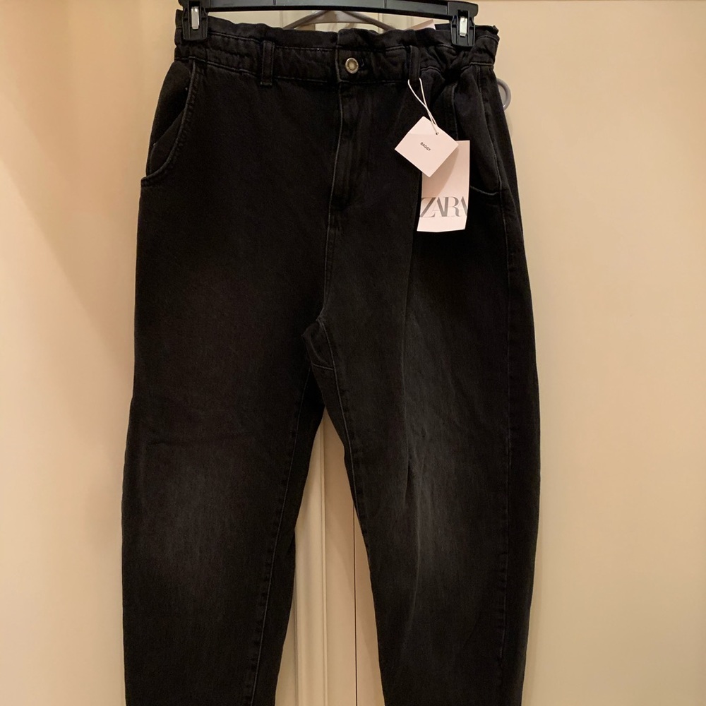 Paperbag waist jeans